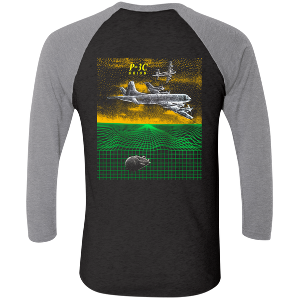 P-3C 2 Fly Aircrew Baseball Raglan T-Shirt