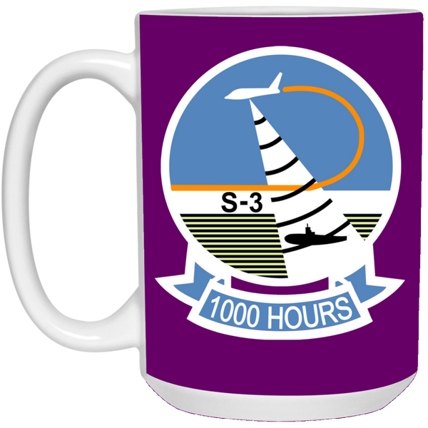 S-3 Viking 8 White Mug - 15oz