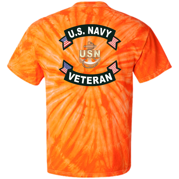 Navy Veteran 1b Cotton Tie Dye T-Shirt