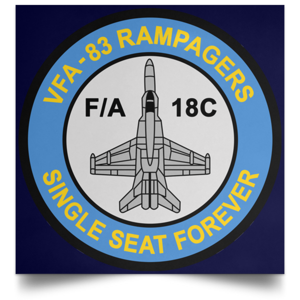 VFA 83 3 Poster - Square