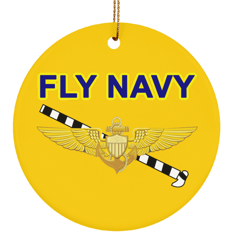 Fly Navy Tailhook 1 Ornament - Circle