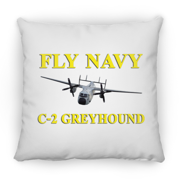 Fly Navy C-2 3 Pillow - Square - 16x16