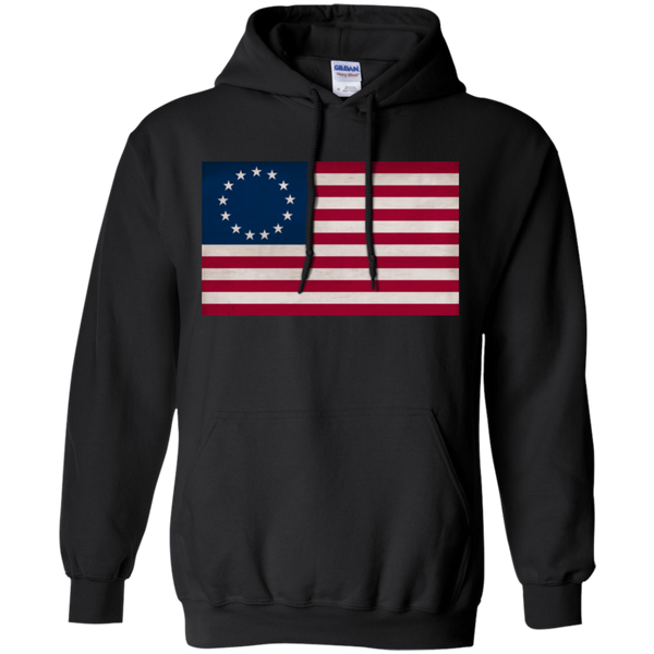 Betsy Ross Flag Pullover Hoodie