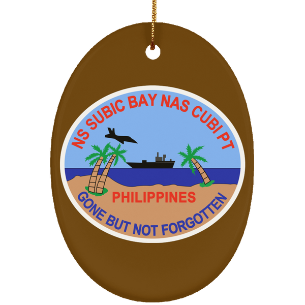 Subic Cubi Pt 08 Ornament - Oval