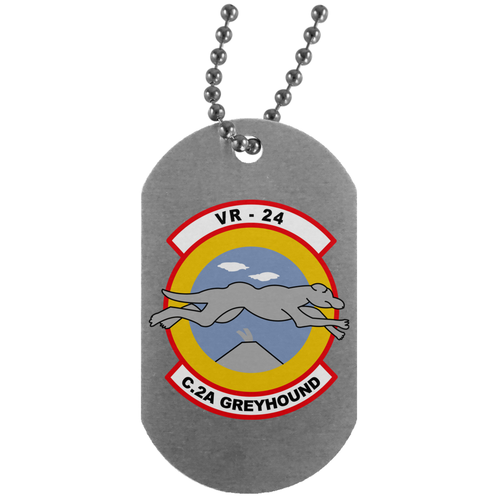 VR 24 5 Dog Tag - Silver