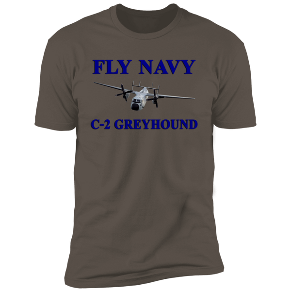 Fly Navy C-2 1 Premium Short Sleeve T-Shirt