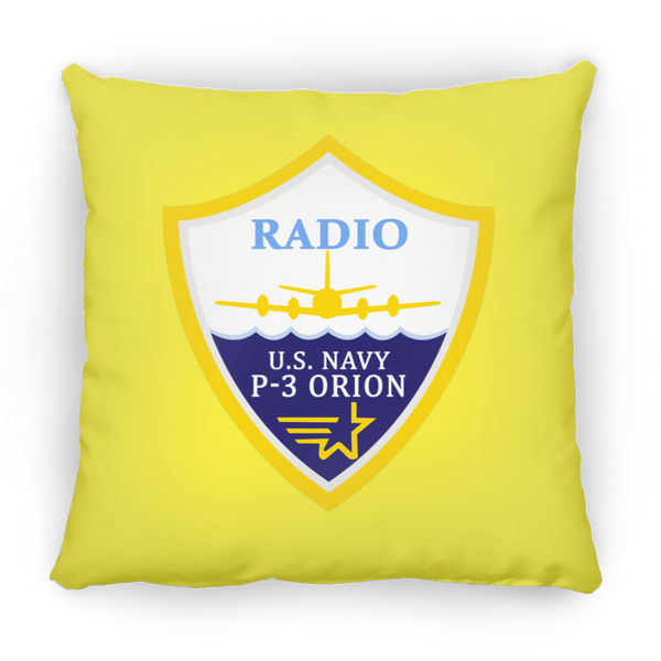 P-3 Orion 3 Radio Pillow - Square - 14x14