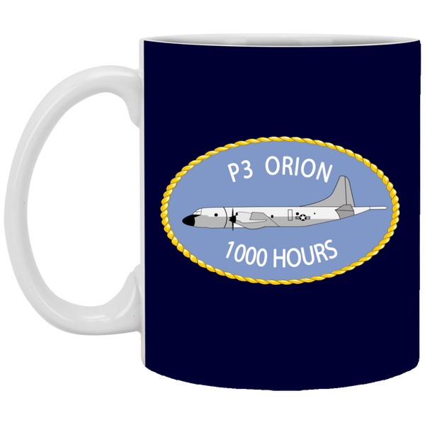 P-3 Orion 9 1000 White Mug - 11oz