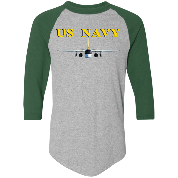 US Navy S-3 4 Colorblock Raglan Jersey