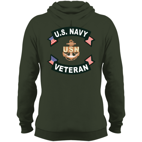 Navy Veteran 1b Core Fleece Pullover Hoodie
