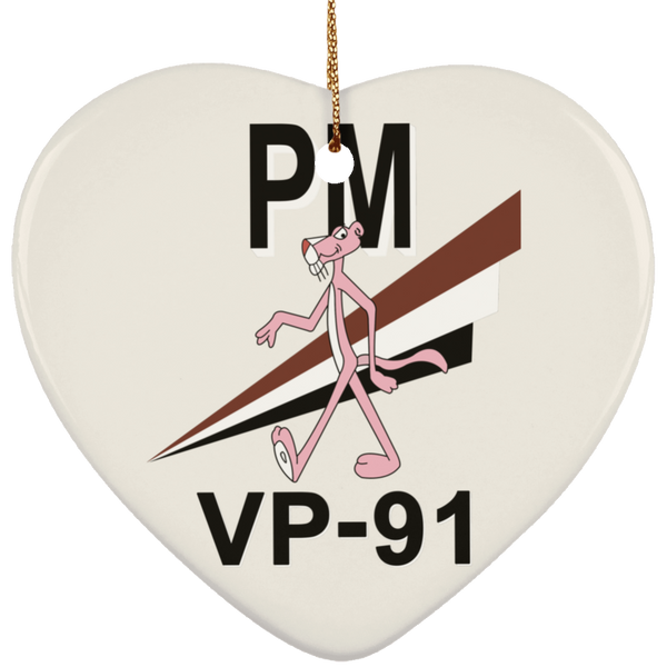 VP 91 3 Ornament Ceramic - Heart