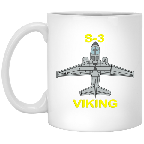 S-3 Viking 11 White Mug - 11oz