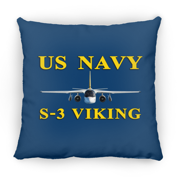 US Navy S-3 3 Pillow - Square - 16x16