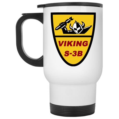 S-3 Viking 1 White Travel Mug