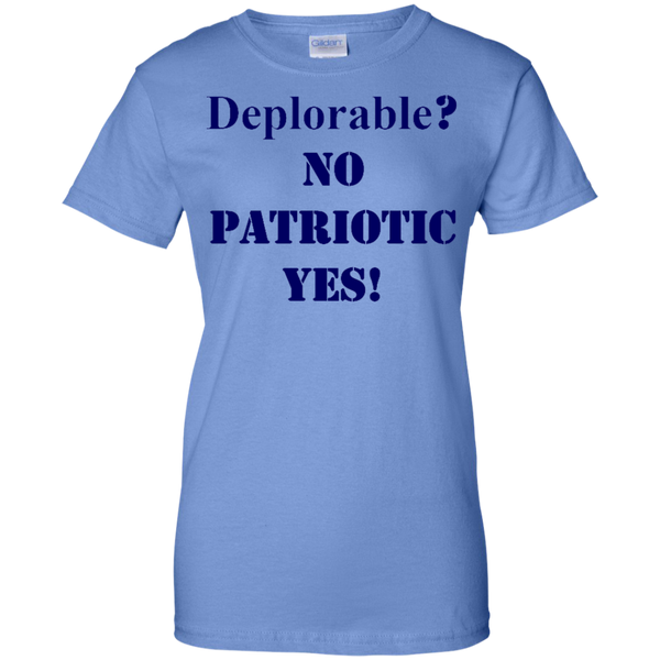 Deplorable Ladies Custom Cotton T-Shirt