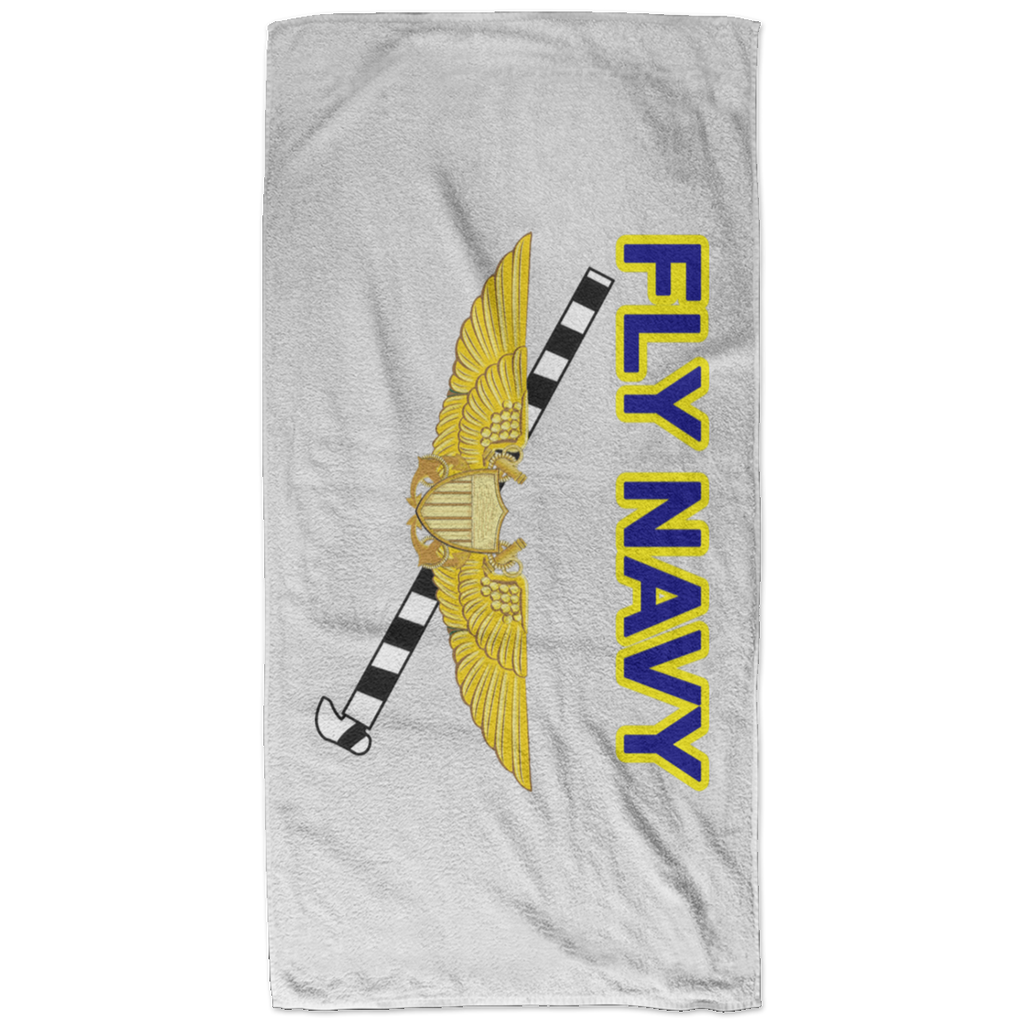 Fly Navy Tailhook 3 Bath Towel - 32x64