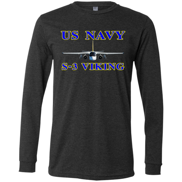 US Navy S-3 1 LS Jersey T-Shirt