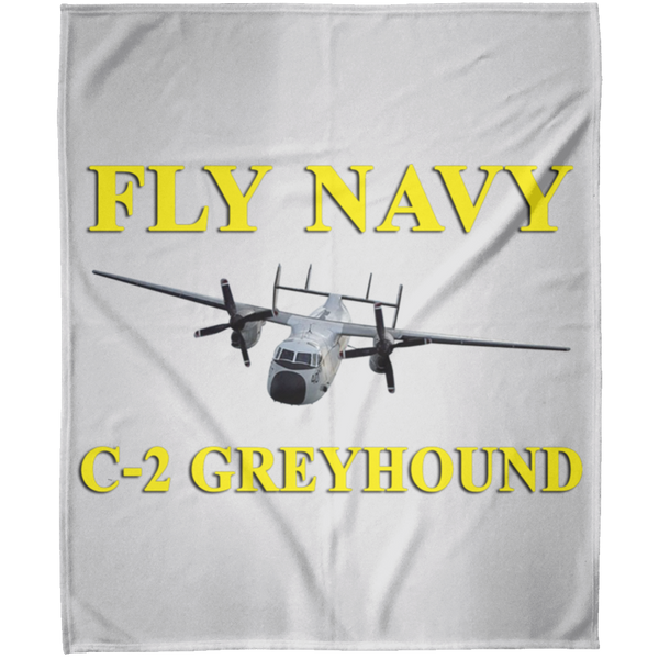 Fly Navy C-2 3 Blanket - Arctic Fleece Blanket 50x60