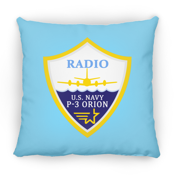 P-3 Orion 3 Radio Pillow - Square - 18x18