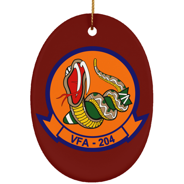 VFA 204 1 Ornament Ceramic - Oval