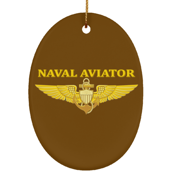 Aviator 2 Ornament - Oval