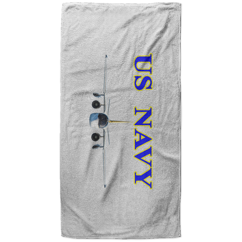 US Navy S-3 2 Beach Towel - 37x74