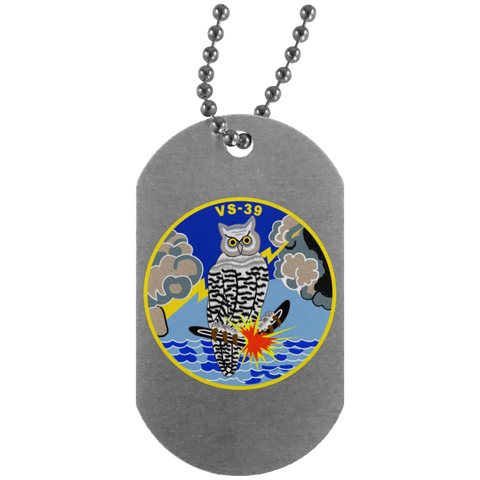 VS 39 1 Dog Tag - Silver