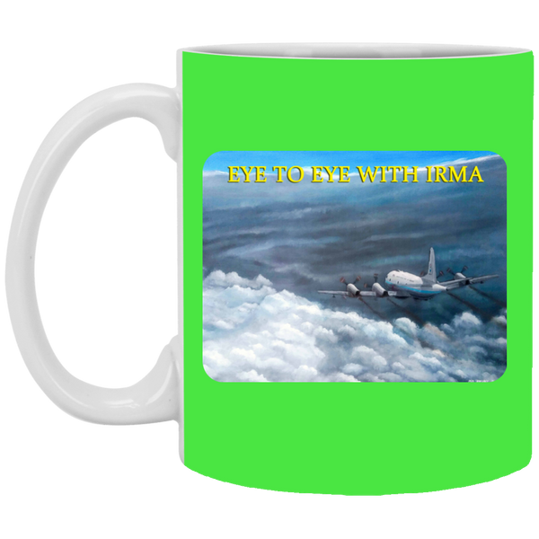 Eye To Eye With Irma White Mug - 11oz