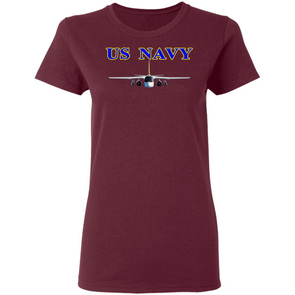 US Navy S-3 2 Ladies' Cotton T-Shirt