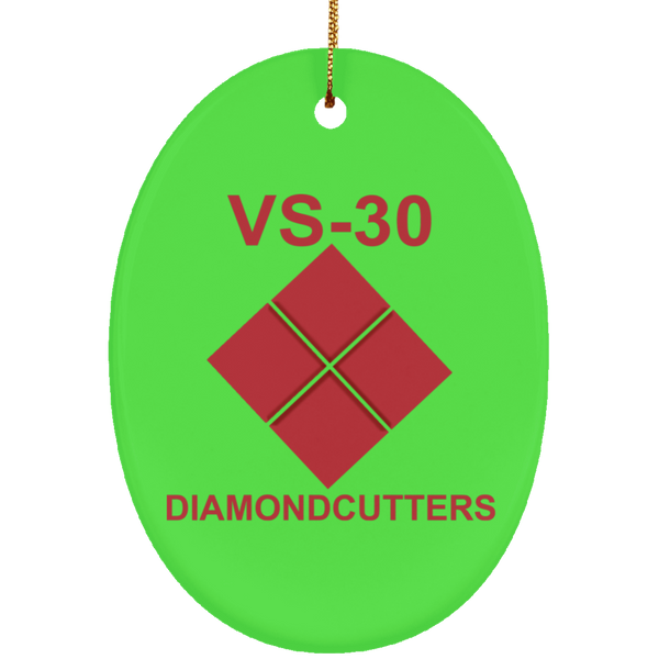 VS 30 3 Ornament Ceramic - Oval