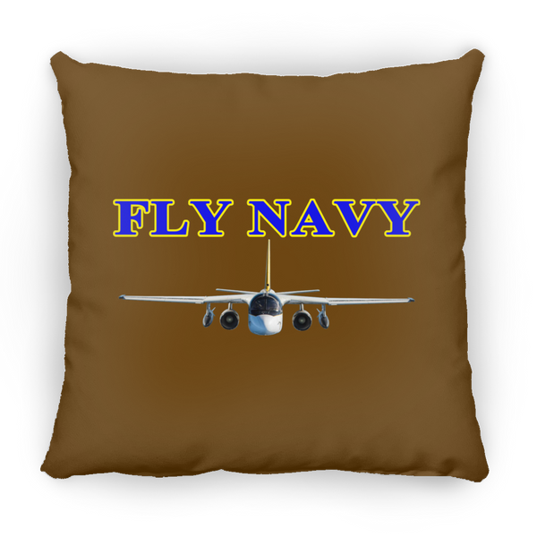 Fly Navy S-3 2 Pillow - Square - 18x18