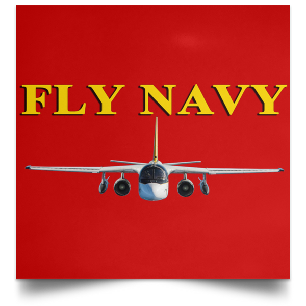 Fly Navy S-3 4 Poster - Square