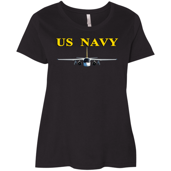 US Navy S-3 4 Ladies' Curvy T-Shirt