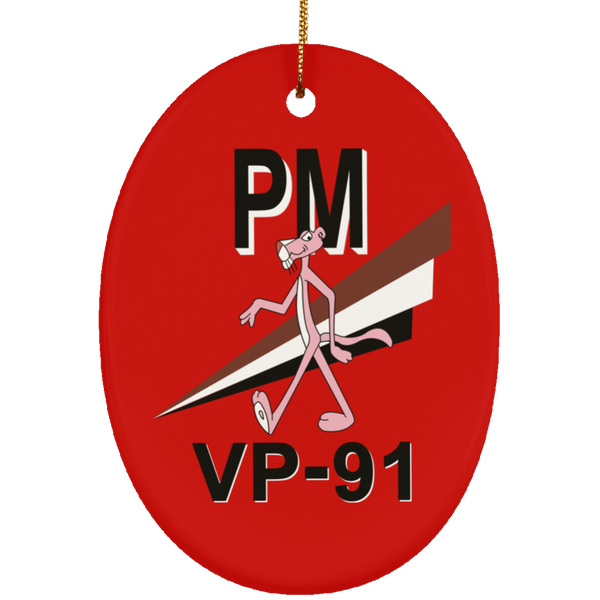 VP 91 3 Ornament Ceramic - Oval