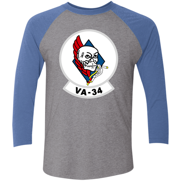 VA 34 1 Baseball Raglan T-Shirt