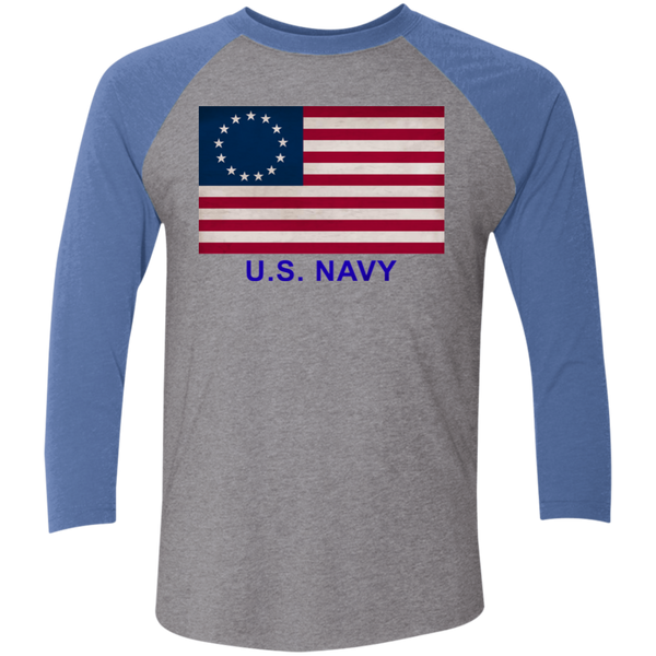 Betsy Ross USN 1 Baseball Raglan T-Shirt