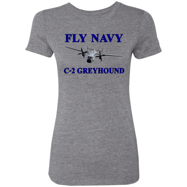 Fly Navy C-2 1 Ladies' Triblend T-Shirt