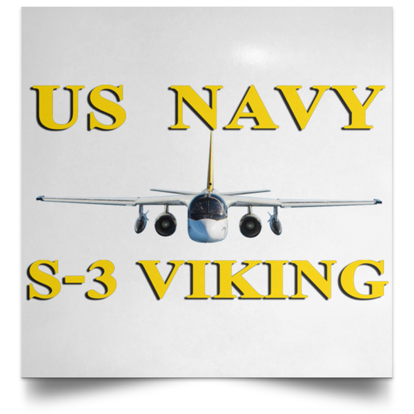 US Navy S-3 3 Poster - Square