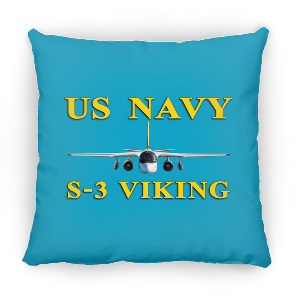 US Navy S-3 3 Pillow - Square - 18x18