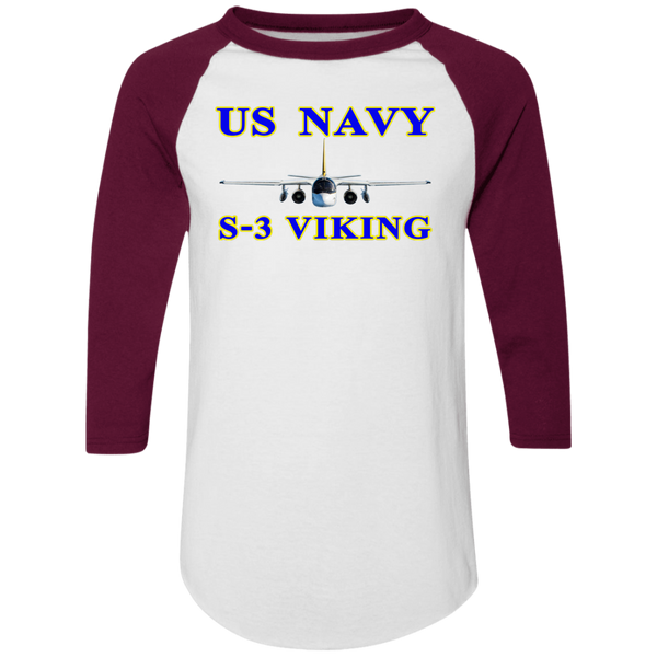 US Navy S-3 1 Colorblock Raglan Jersey