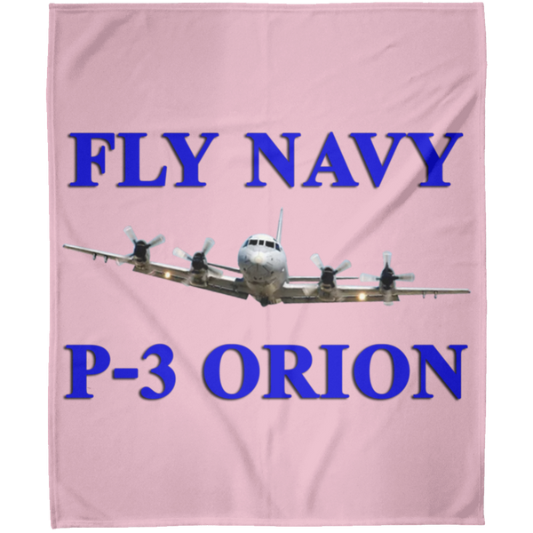 Fly Navy P-3 1 Blanket - Arctic Fleece Blanket 50x60