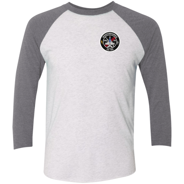 VAQ 141 6c Baseball Raglan T-Shirt