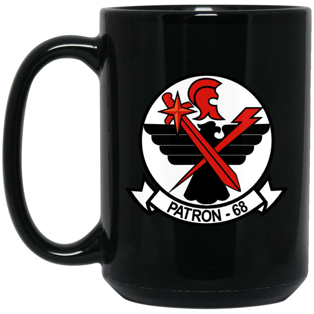 VP 68 Black Mug - 15oz