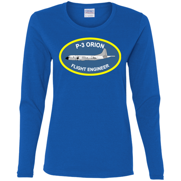 P-3 Orion 4 FE Ladies' Cotton LS T-Shirt