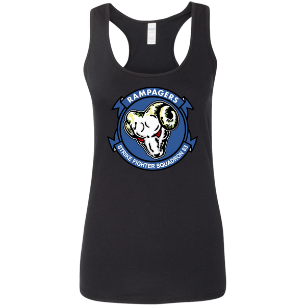 VFA 83 2 Ladies' Softstyle Racerback Tank