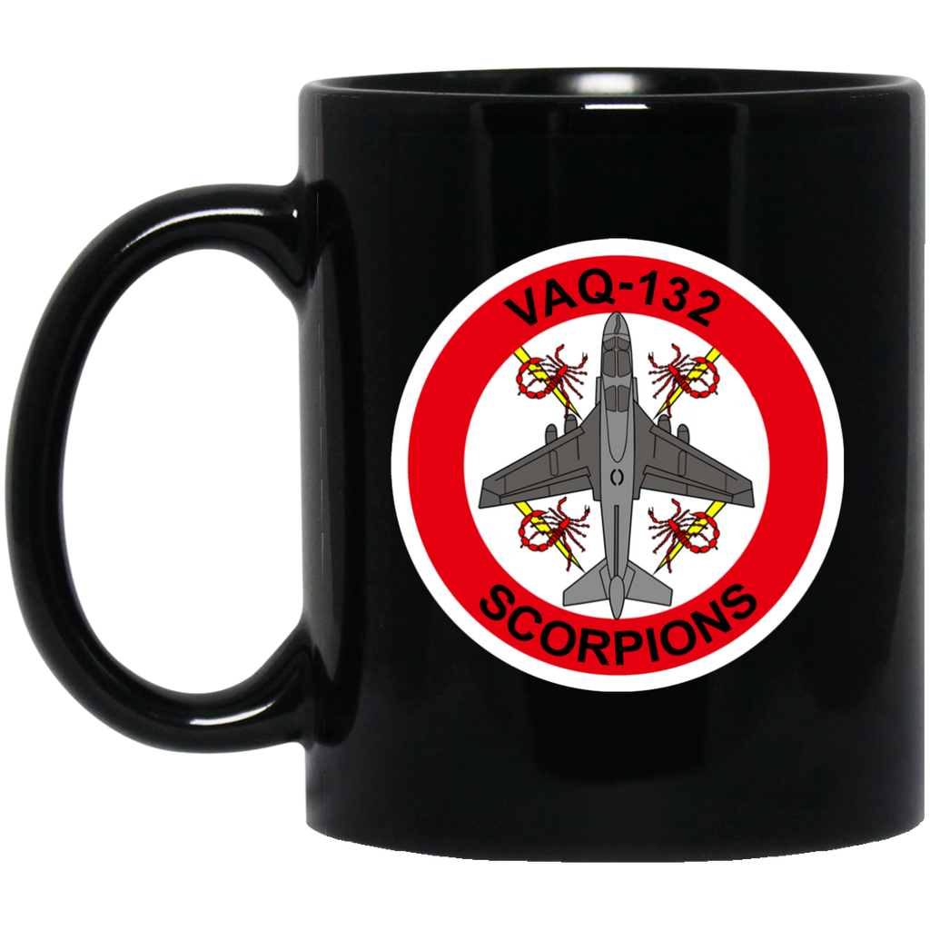 VAQ 132 7 Black Mug - 11oz