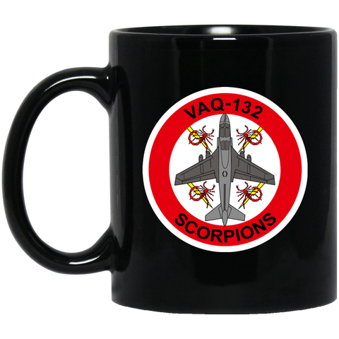 VAQ 132 7 Black Mug - 11oz