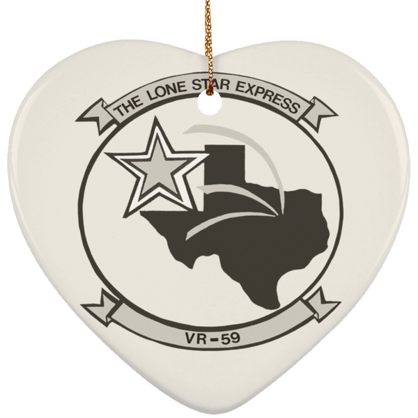 VR 59 2 Ornament Ceramic - Heart