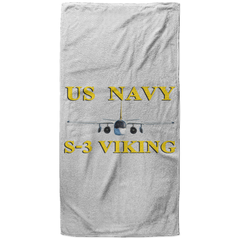 US Navy S-3 3 Beach Towel - 37x74