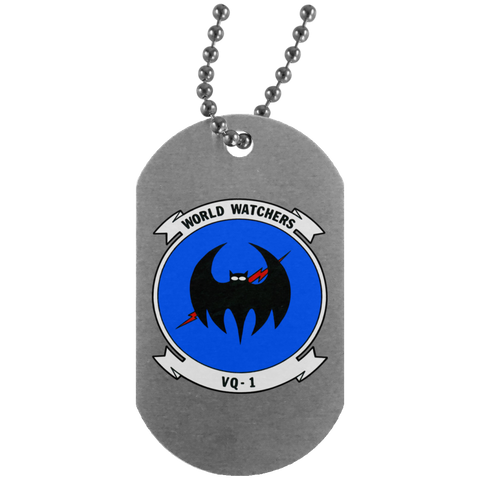 VQ 01 1 Dog Tag - Silver